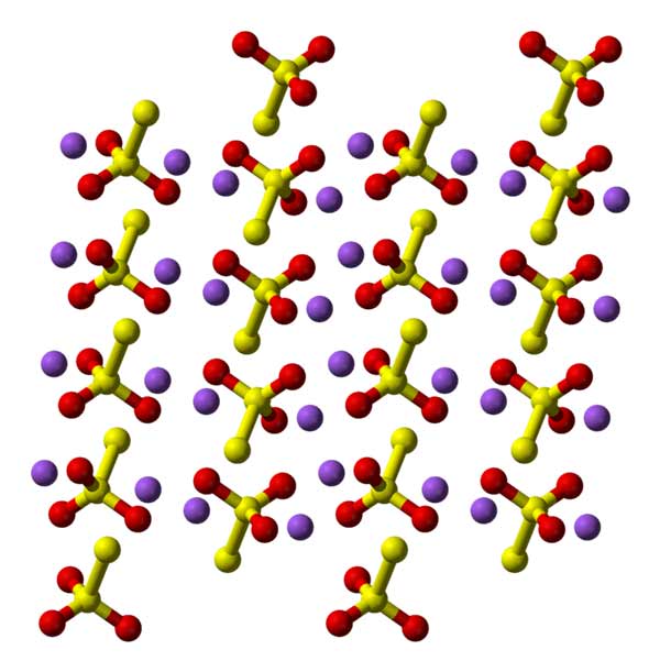 Sodium Thiosulphate Structure